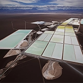 lithium brine pools in Chile